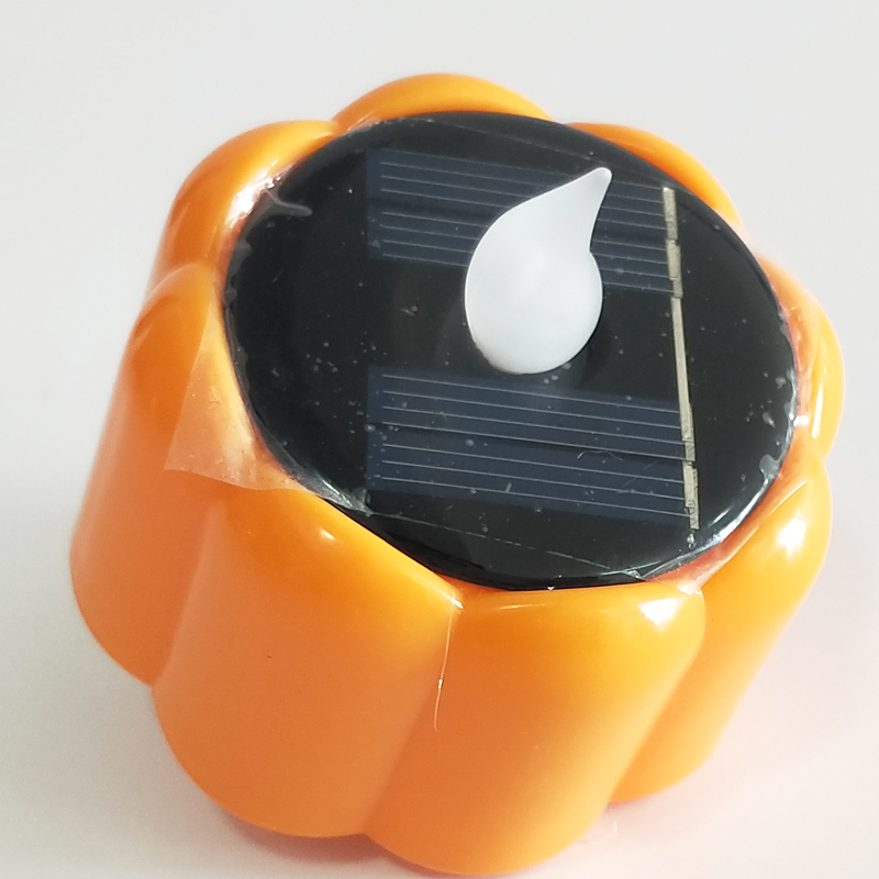 Halloween  pumpkin solar Led tealight candle Default2