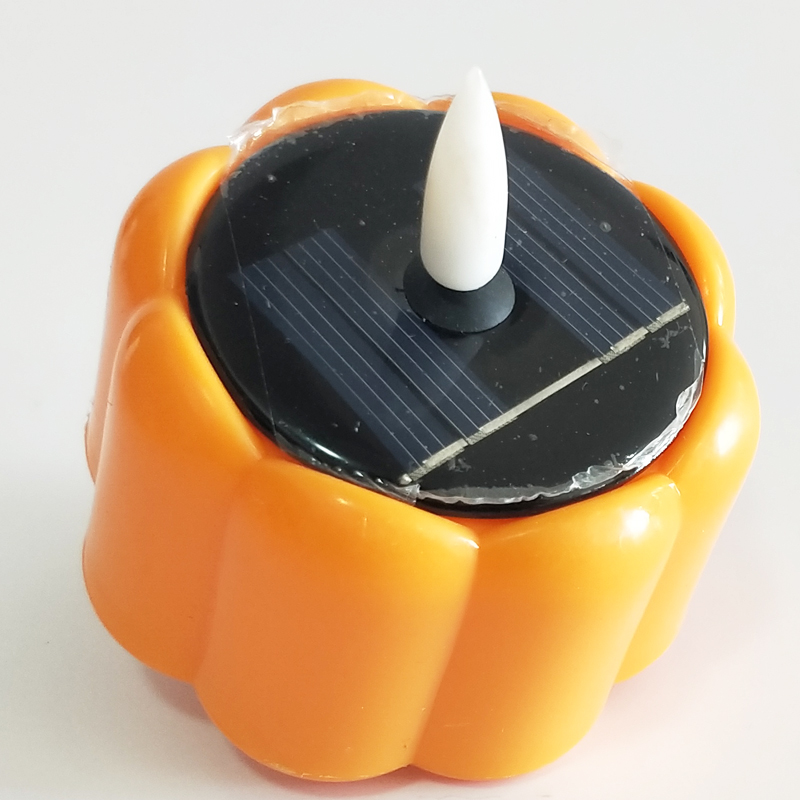 Halloween  pumpkin solar Led tealight candle Color:Default1