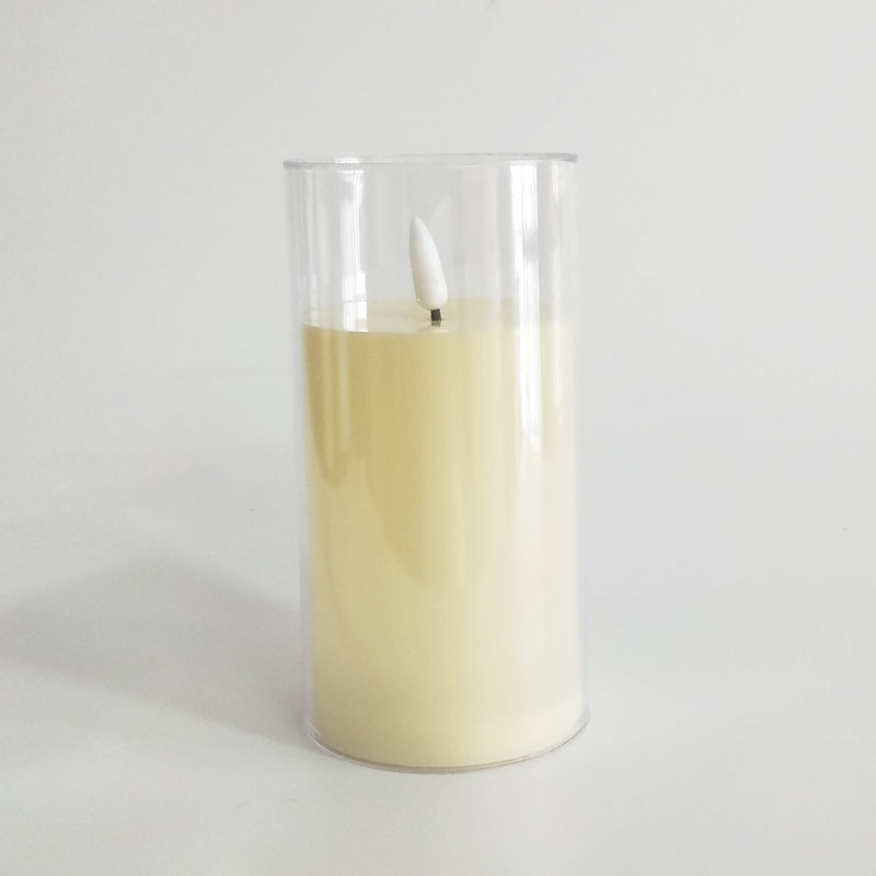 Ivory Led paraffin wax candle