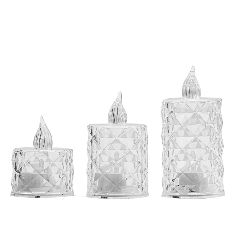 Transparent Crystal Diamond led Candle lamp